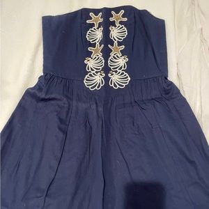 Great condition Lilly strapless dress